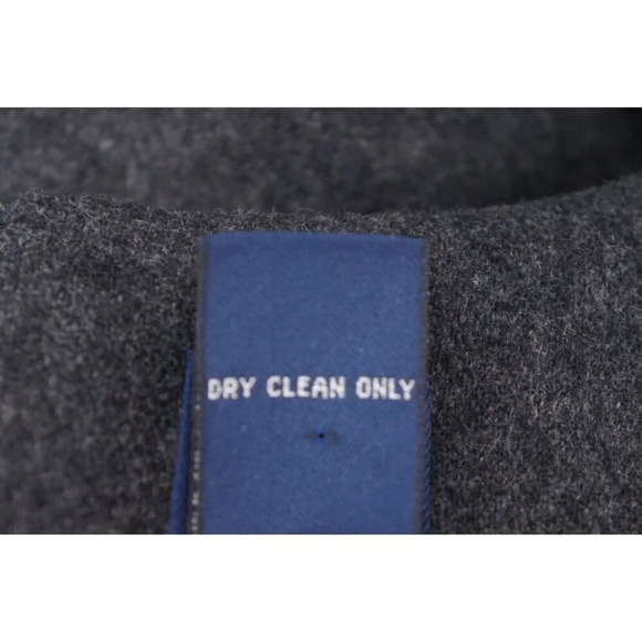 Gap Women Dress‎ Sz 8 Grey Wool Blend Sleeveless Zipper Back V- Neck - Picture 9 of 9